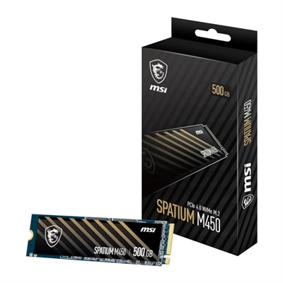 MSI SSD Spatium M450 500Gb PCIe 40 NVMe 3000 Mb s